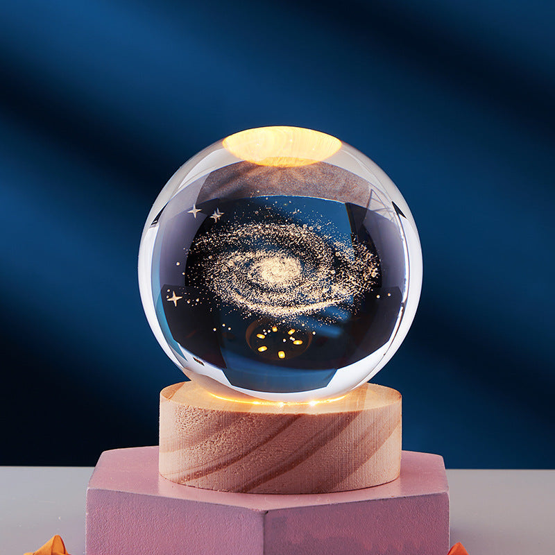 Lampe de Nuit 3D Design Cristal 16