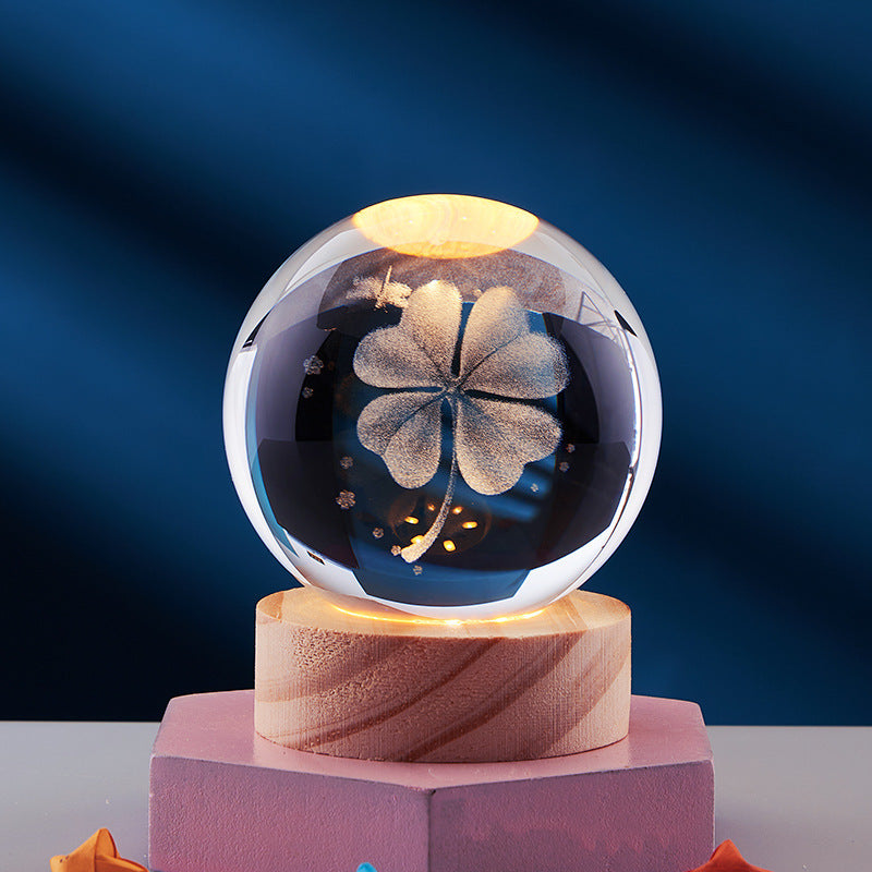 Lampe de Nuit 3D Design Cristal 20