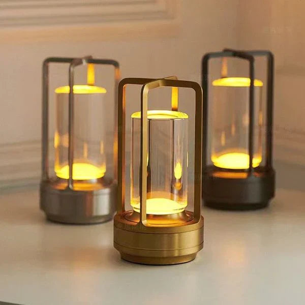 Lampe de table en cristal moderne 2