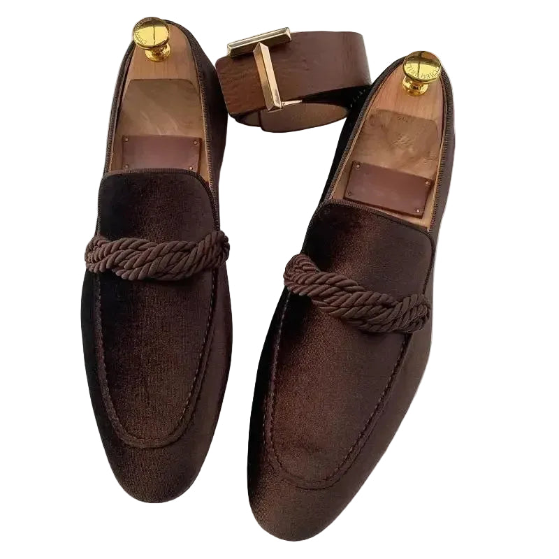 Loafers pour hommes en velours chic 0