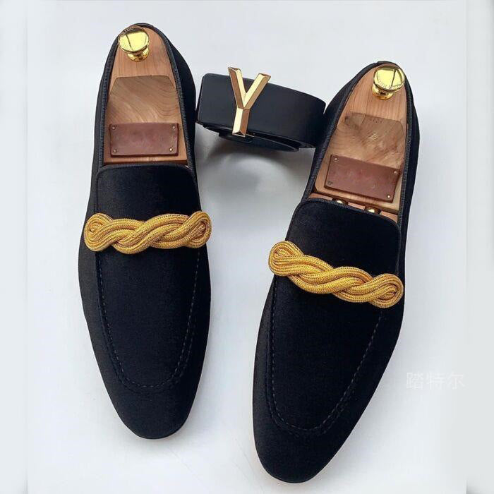 Loafers pour hommes en velours chic 3