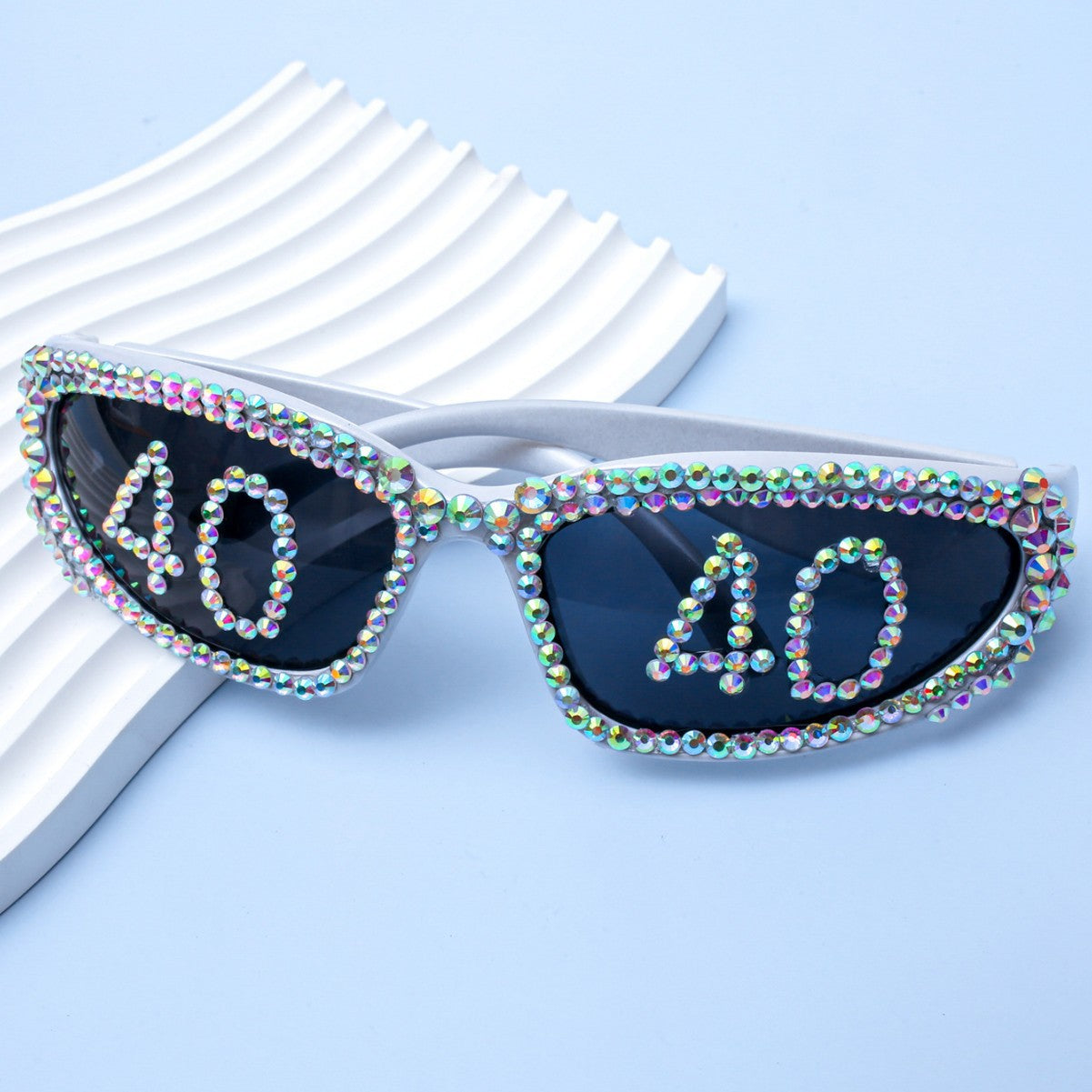 Lunettes de Soleil Femme Glamour avec Strass 4