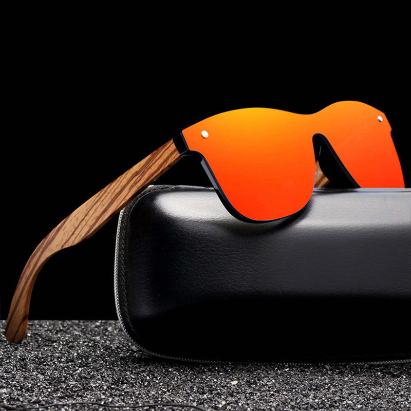 Lunettes en Bois Bergen Style Sportif 2