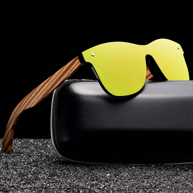 Lunettes en Bois Bergen Style Sportif 3