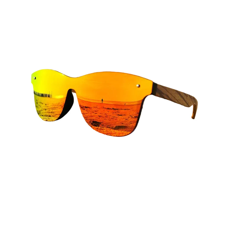 Lunettes en Bois Bergen Style Sportif 5