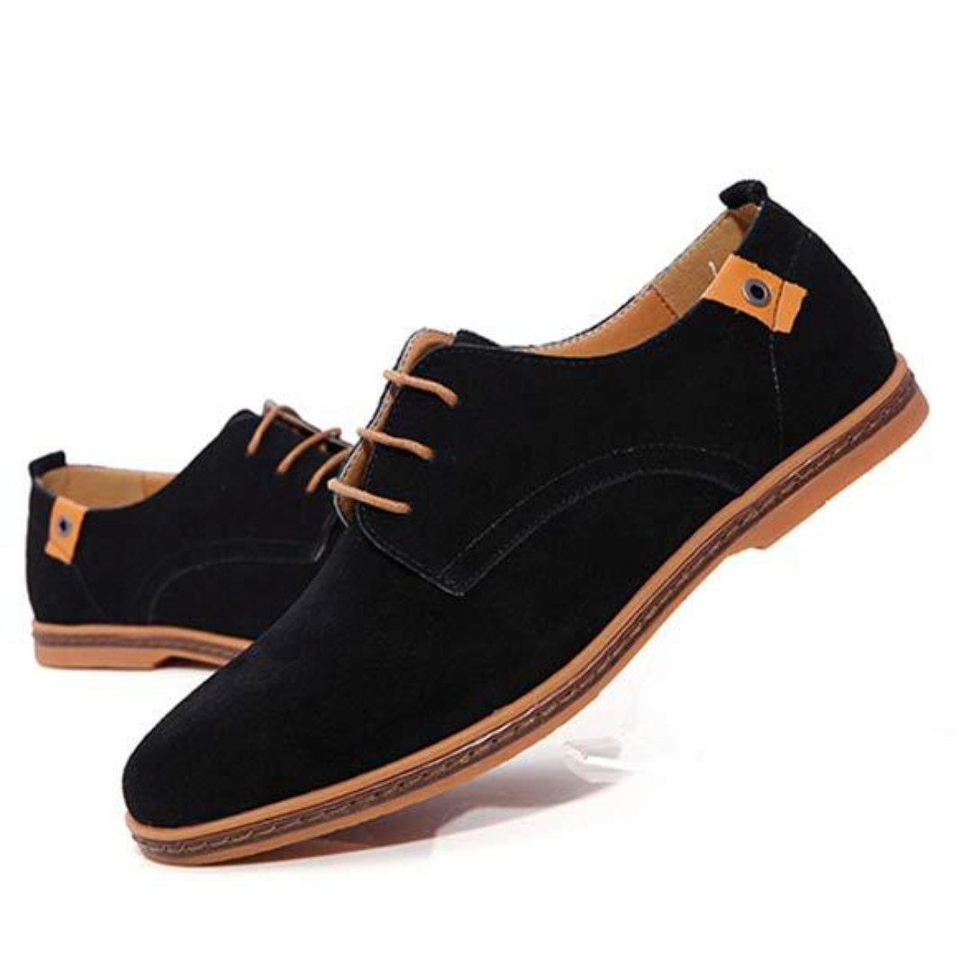 Chaussures pour Hommes Mocassin en Daim Élégant et Confortable-1
