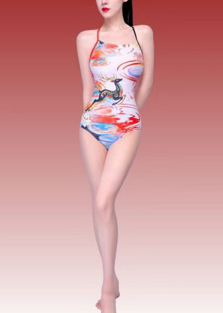 Maillot de bain femme asymétrique à bretelles croisées 3