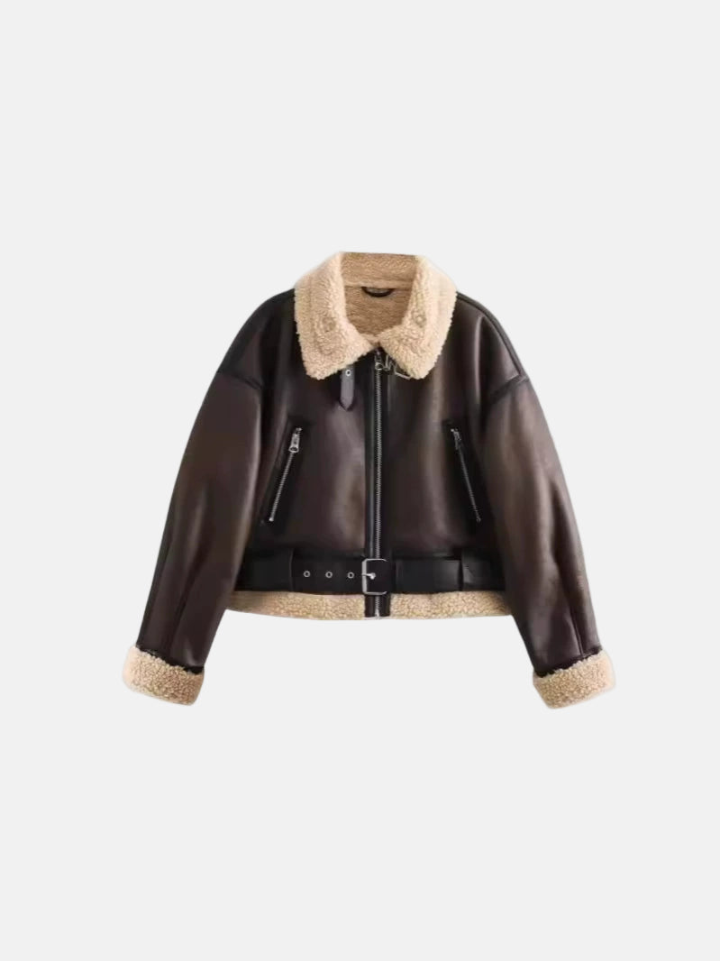 Manteau Court Femme Style Vintage 6