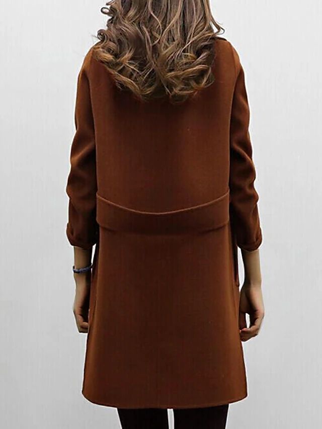 Manteau Femme en Laine à Double Poitrine 2
