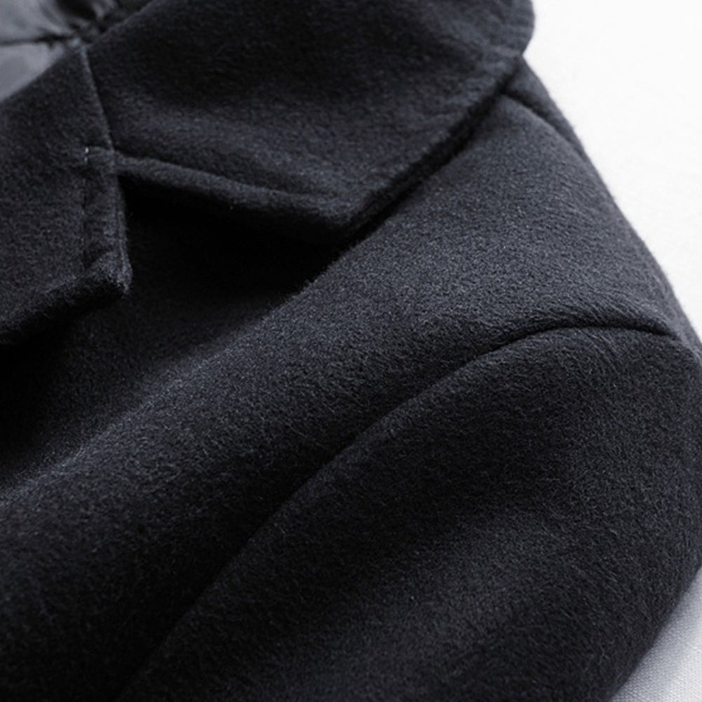 Manteau Hiver Femme Long Chic en Mélange de Tissus Doux 4
