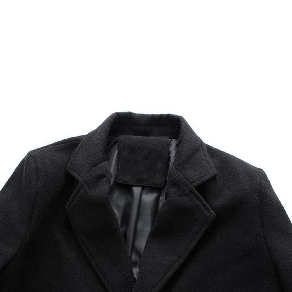 Manteau Hiver Femme Long Chic en Mélange de Tissus Doux 6