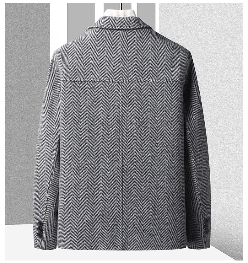 Manteau Homme Hiver Coupe Régulière avec Poches Pratiques 5
