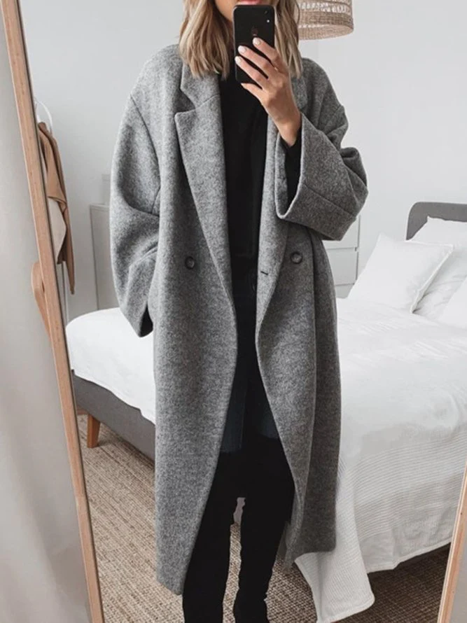 Manteau Long Surdimensionné pour Femme 1