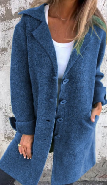 Manteau Long pour Femme au Design Classique 8