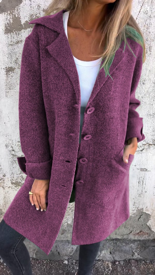 Manteau Long pour Femme au Design Classique 9