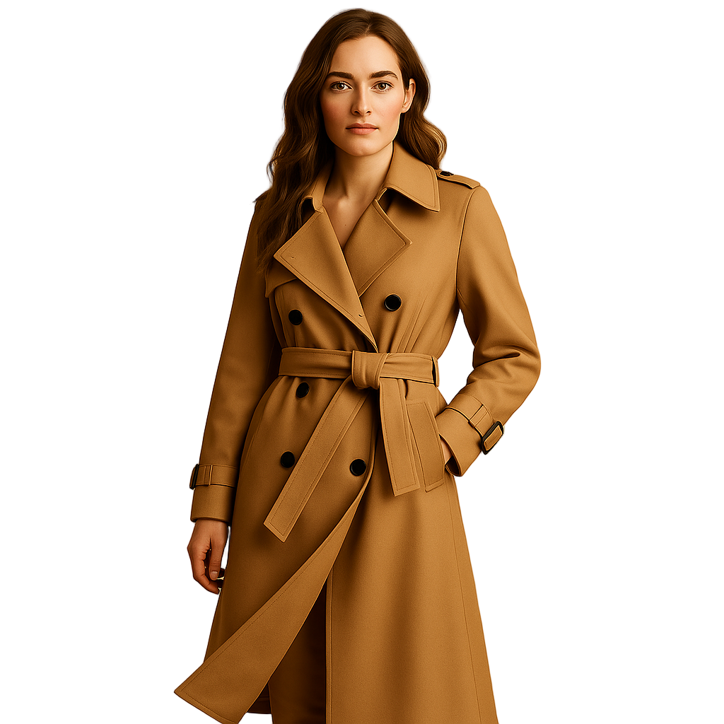 Manteau d'hiver Long pour Femmes Chic 0
