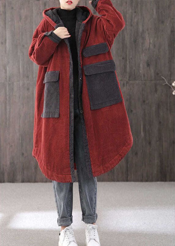 Manteau d'hiver à capuche pour femme 1