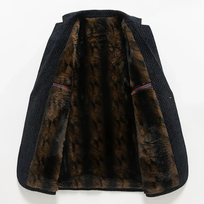 Manteau pour hommes à motif texturé 4
