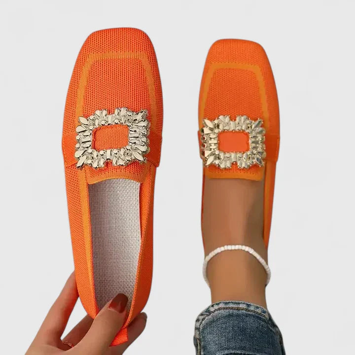 Mocassins à enfiler pour femmes avec détails décoratifs 4