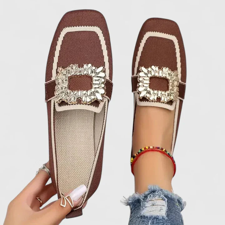 Mocassins à enfiler pour femmes avec détails décoratifs 5