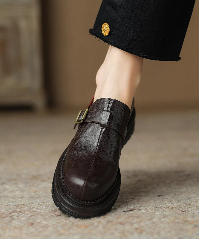 Mocassins à plateforme pour femme style contemporain 1