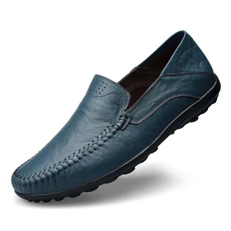 Mocassins pour hommes en cuir italien 4