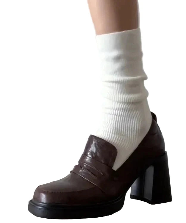 Mocassins pour hommes style classique avec talon épais 2
