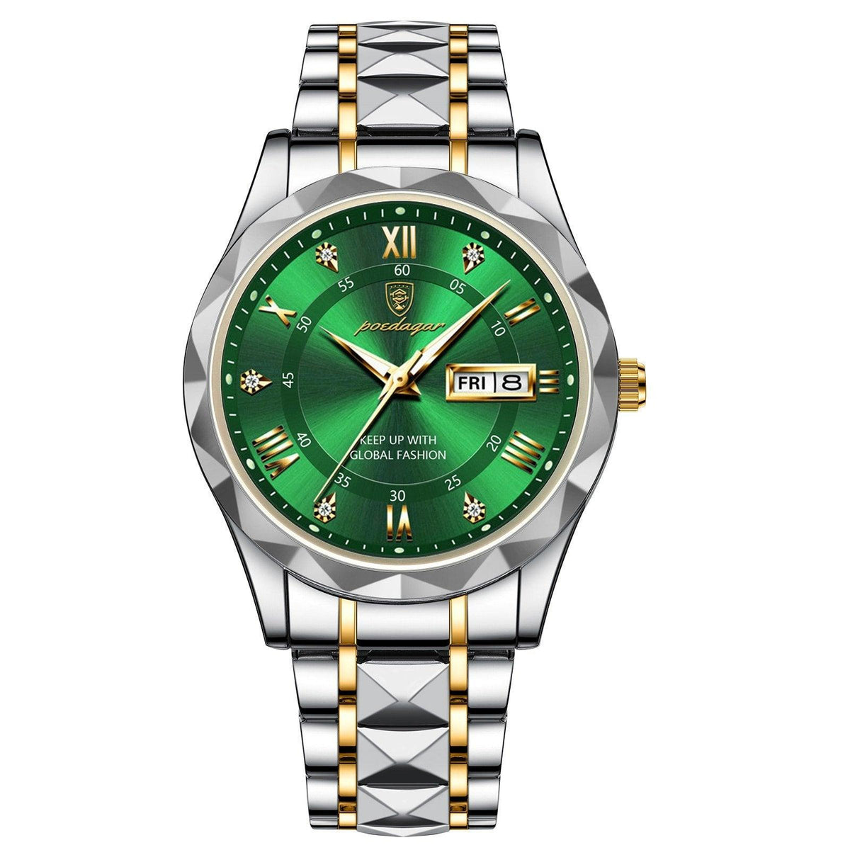 Montre Homme Étanche Design Luxe Acier Inoxydable 8