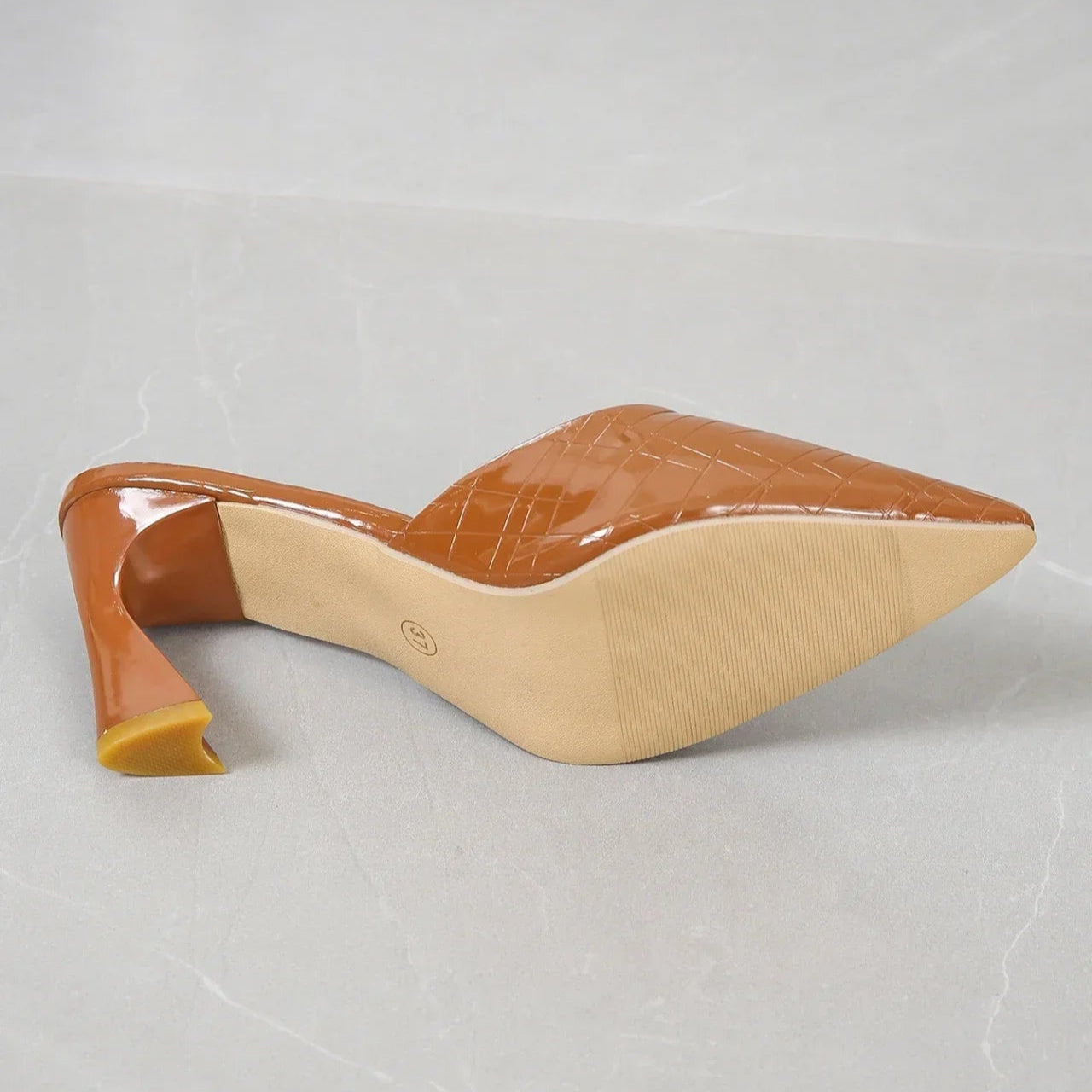 Mules Femme à Talons Blocs Chic 4