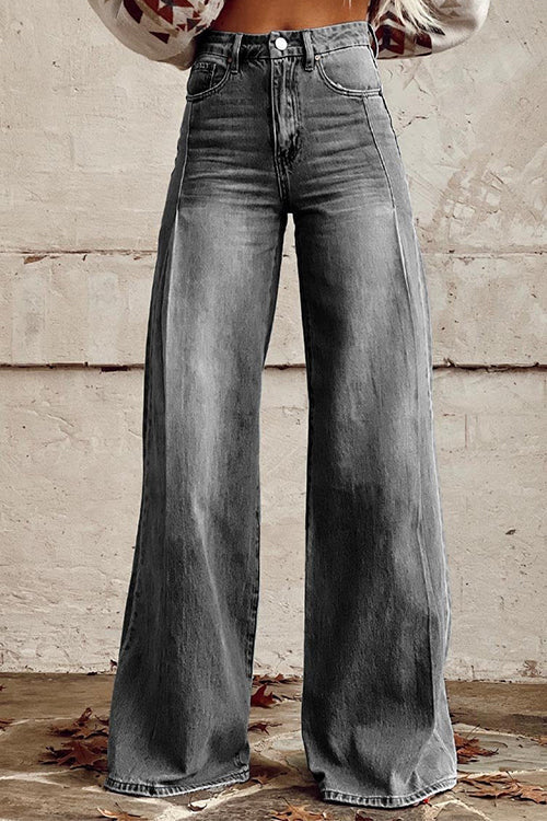 Pantalon Décontracté Homme à Jambe Large Casual 1