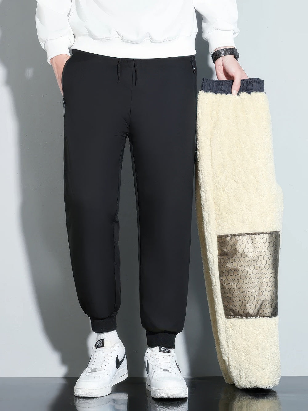 Pantalon Homme Décontracté Coupe-Vent Moderne 0