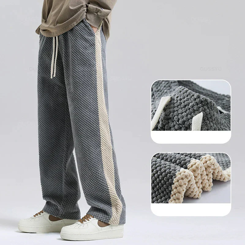 Pantalon Survêtement Homme À Rayures Sportif Design Moderne 1