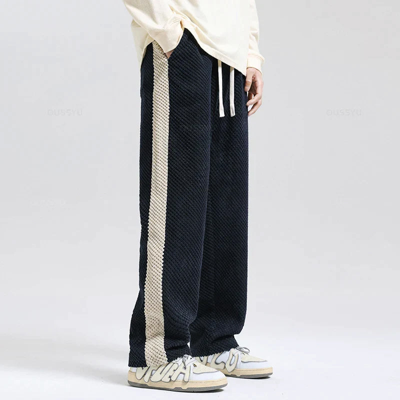 Pantalon Survêtement Homme À Rayures Sportif Design Moderne 4