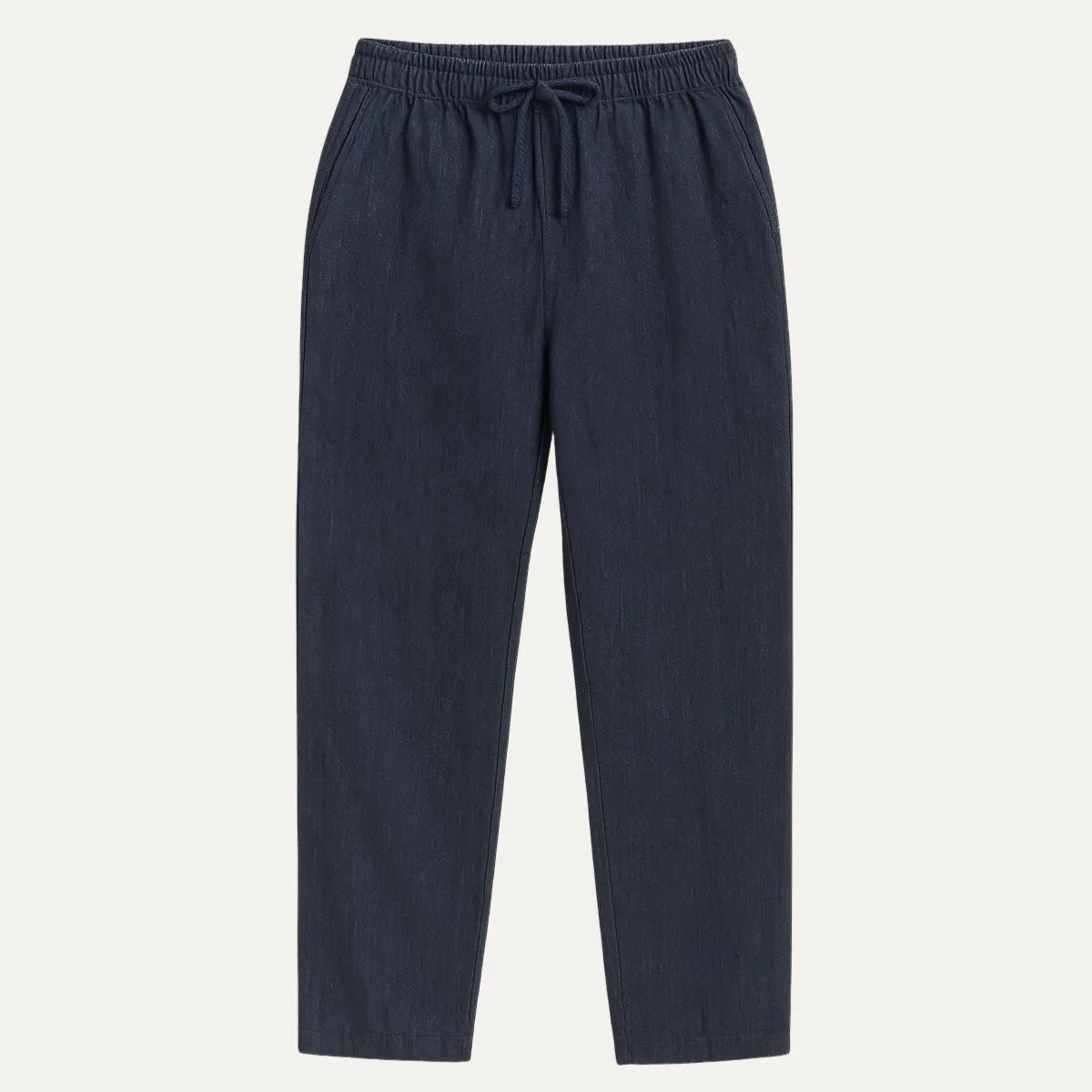 Pantalon en Lin pour Hommes Style Décontracté 3