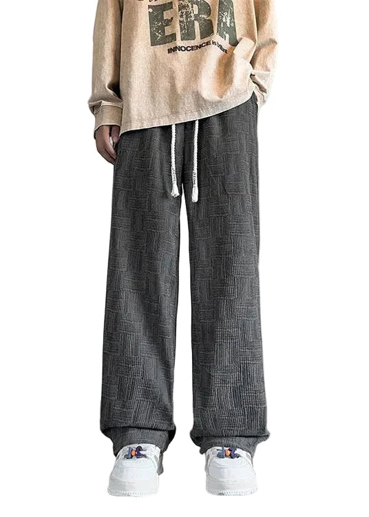 Pantalon homme oversize imprimé décontracté automnal 1