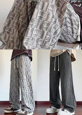 Pantalon homme oversize imprimé décontracté automnal 4