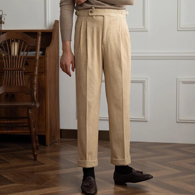Pantalon pour Homme Coupe Droite Rétro 3