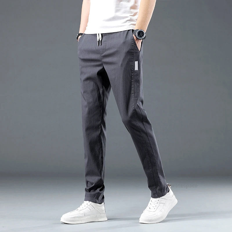 Pantalon pour hommes coupe slim moderne 2