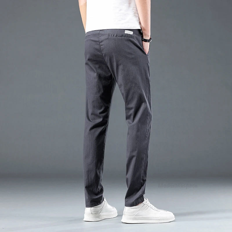 Pantalon pour hommes coupe slim moderne 6
