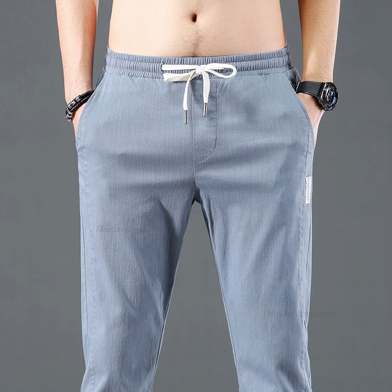 Pantalon pour hommes coupe slim moderne 7