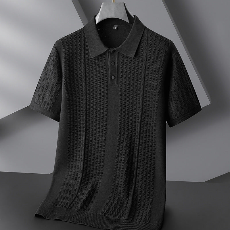 Polo Homme Confortable à Col Classique Ajusté 0