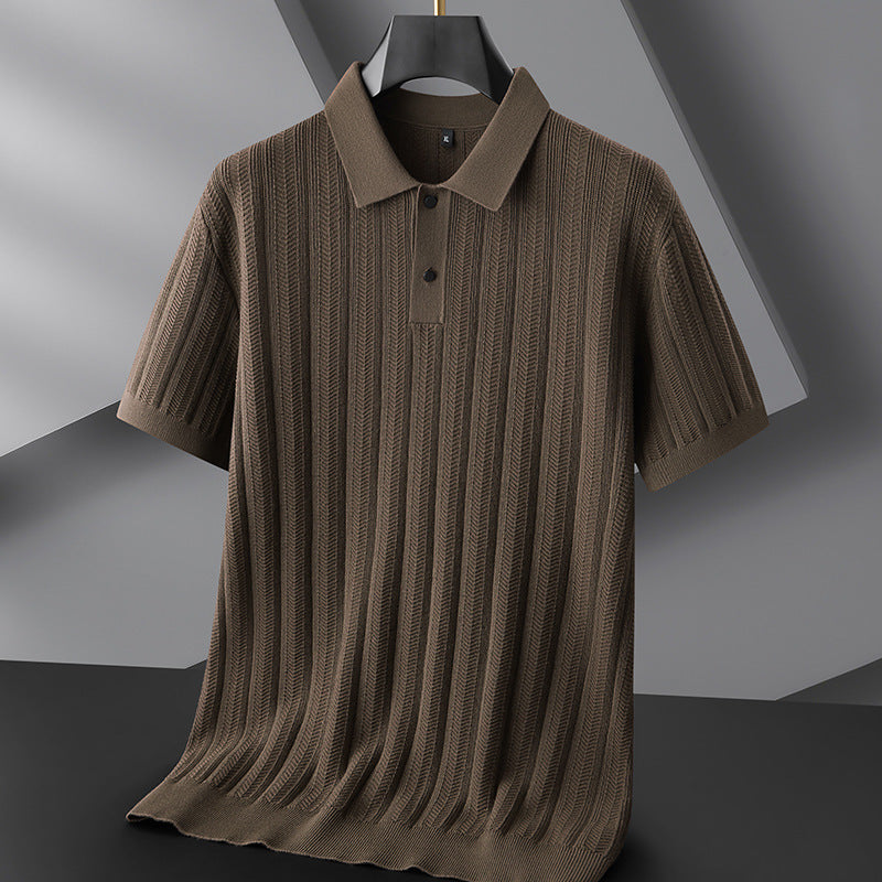 Polo Homme Confortable à Col Classique Ajusté 5