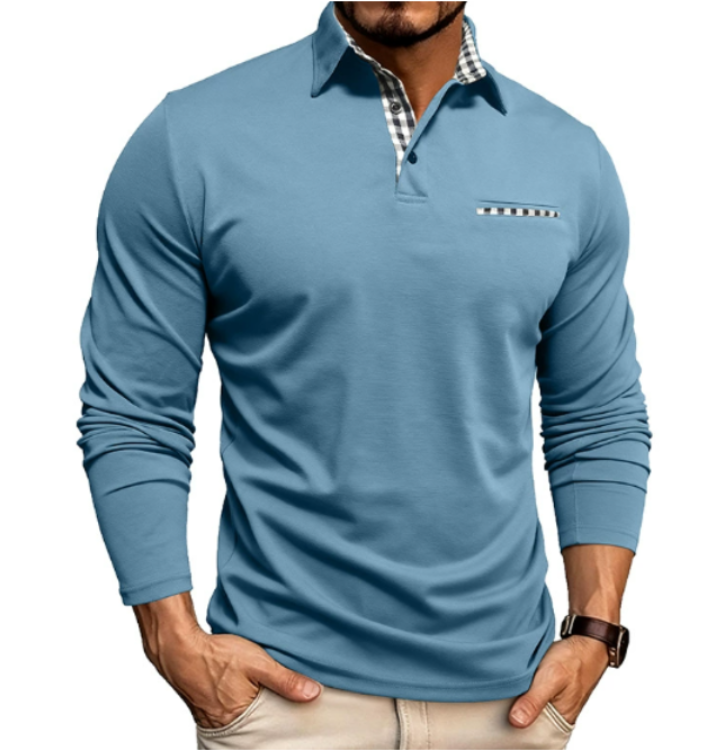Polo à Manches Longues pour Homme Chic 3