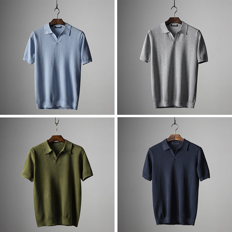 Polo pour Homme Style Décontracté 5