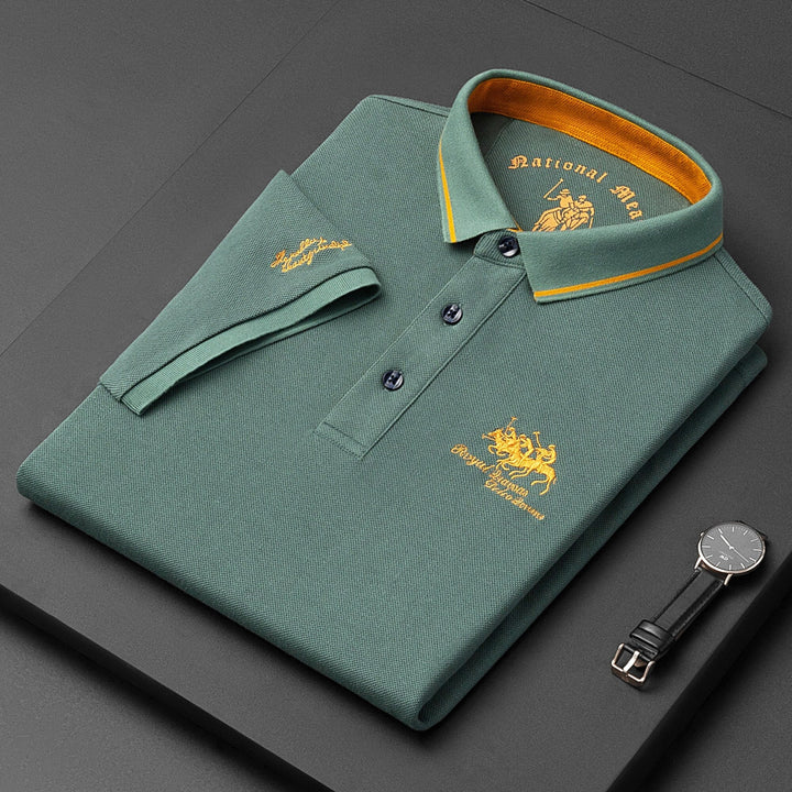 Polo pour Hommes Finn en Tissu Mélangé 3