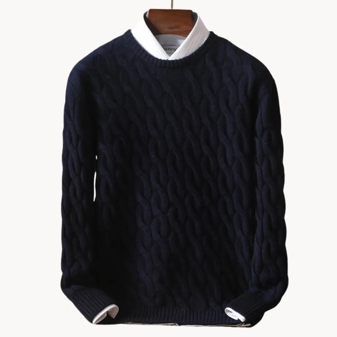 Pull Classique en Laine pour Hommes 3