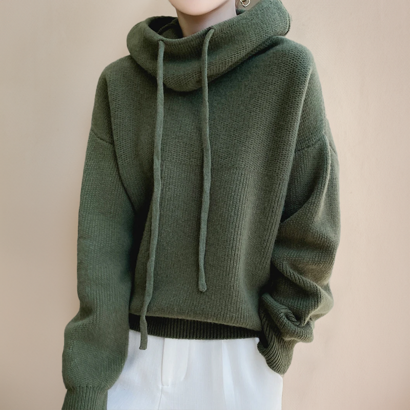 Pull Col Roulé Femme Chic 1