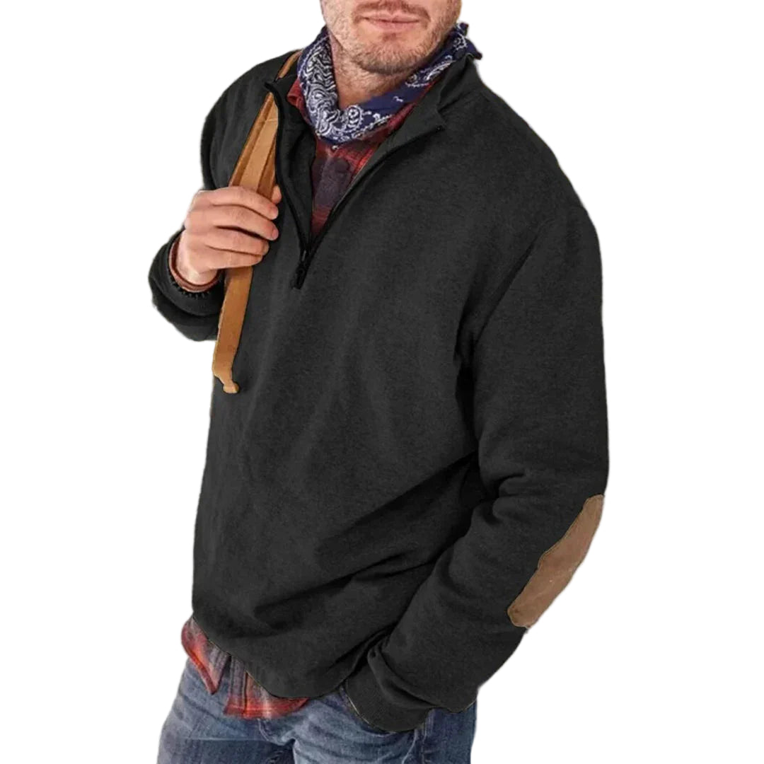 Pull Demi-Zippé pour Hommes Chic 5