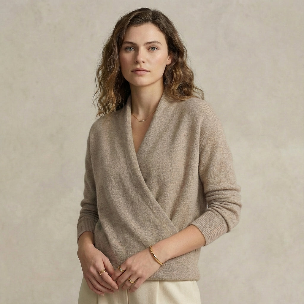 Pull Femme Décontracté Col en V Chic 0