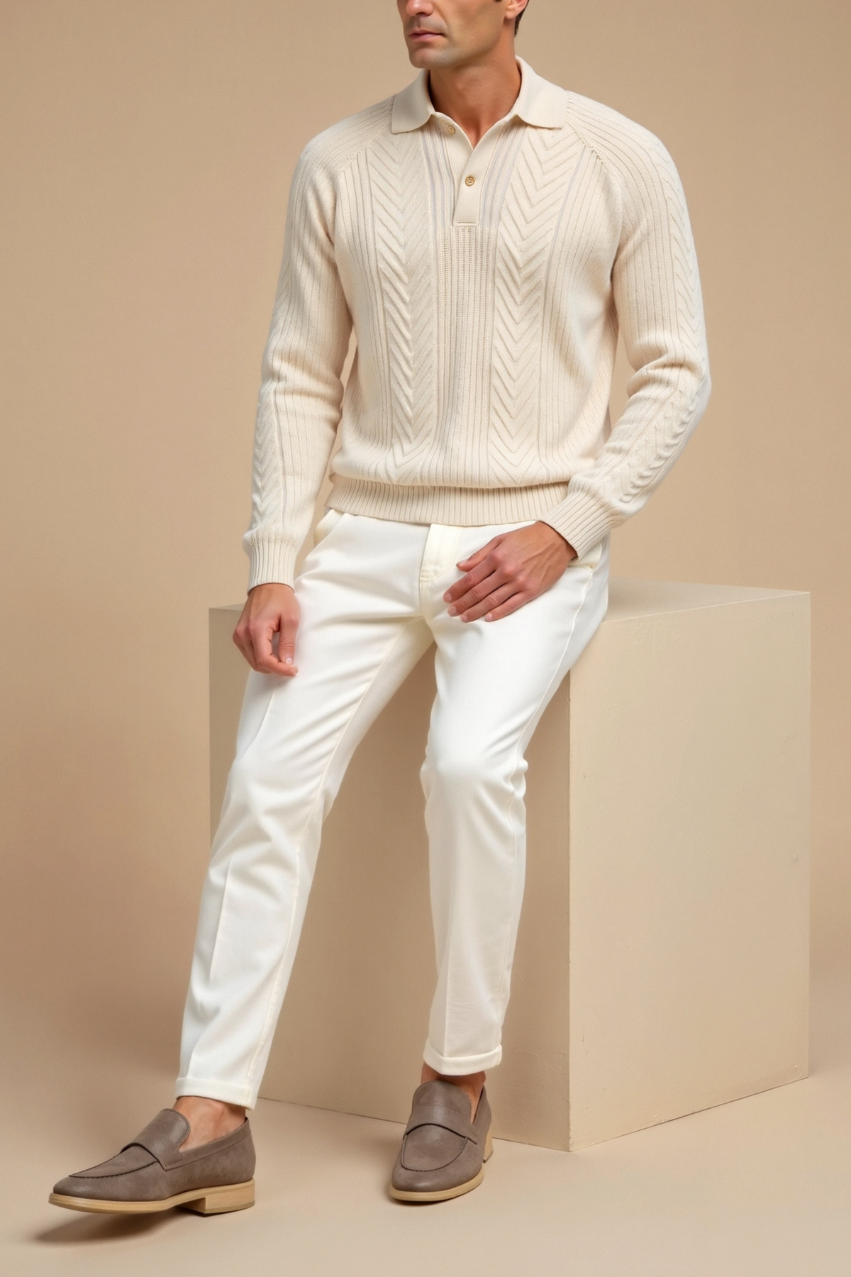 Pull Femme Rétro à Manches Longues 5